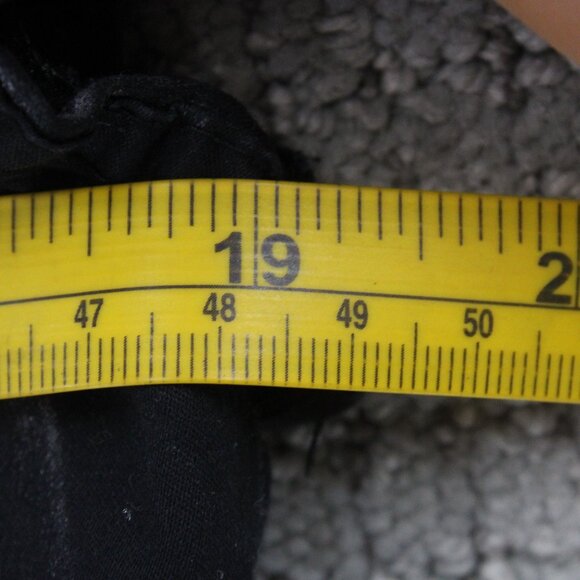 Renuar Shirt Womens Size 12 Black Button Down Short Sleeve Pockets Collared - Picture 8 of 9